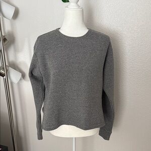 Zella Charcoal Ribbed Sweater